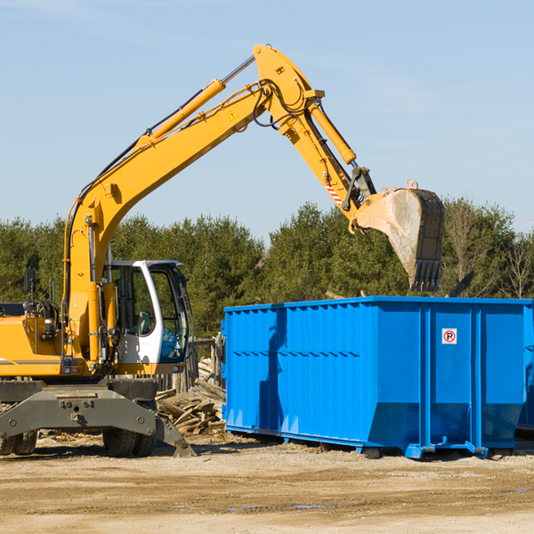 can i request a rental extension for a residential dumpster in Hemphill Texas